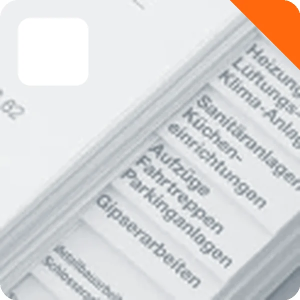 Leistungsverzeichnisse und Mengenermittlung